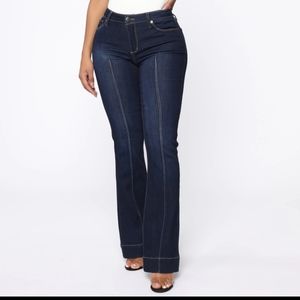 Karli High Rise Jeans - Dark Denim